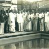 Governor of West Bengal Shri B.D. Pandey with Committee Members inside our Mini Pool in 1982