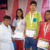 Shri M.K. Ray Chaudhuri, Past President giving away prizes